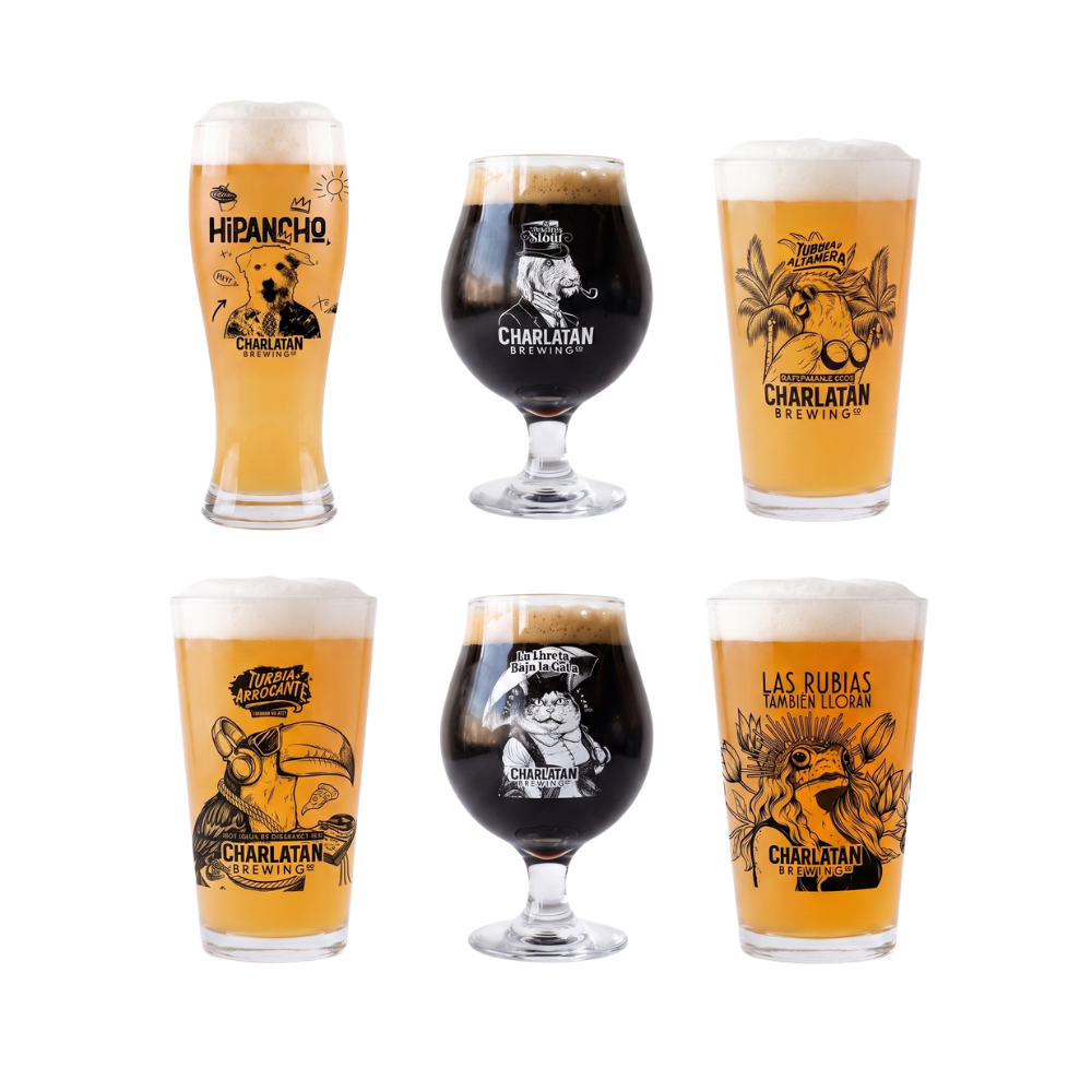 set de vasos para cerveza